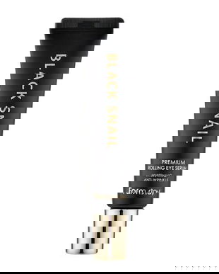 Ser Hidratant pentru Ochi cu Extract de Melc Negru - FarmStay Black Snail Premium Rolling Eye Serum, 25 ml