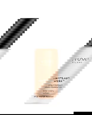 Fond de ten cu acoperire completă și SPF 25, Matt and Wear Jvone Milano 20 ml - NW25