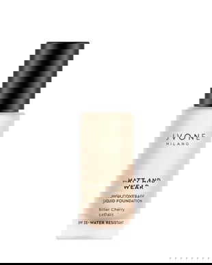 Fond de ten cu acoperire completă și SPF 25, Matt and Wear Jvone Milano 20 ml - NW10