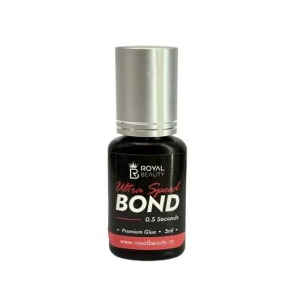Royal Ultra Speed Bond (Black) &ndash; Adeziv Profesional pentru Extensii de Gene, 5 ml