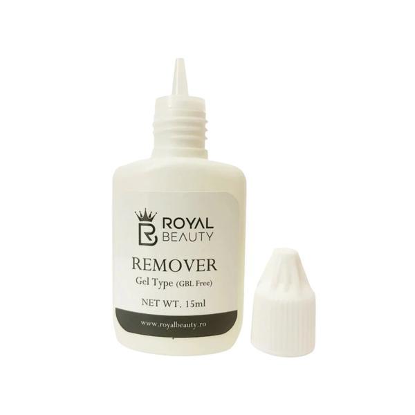 Remover Royal, Gel pentru indepartare extensii gene, dizolvă rapid adezivul, capacitate 15 ml