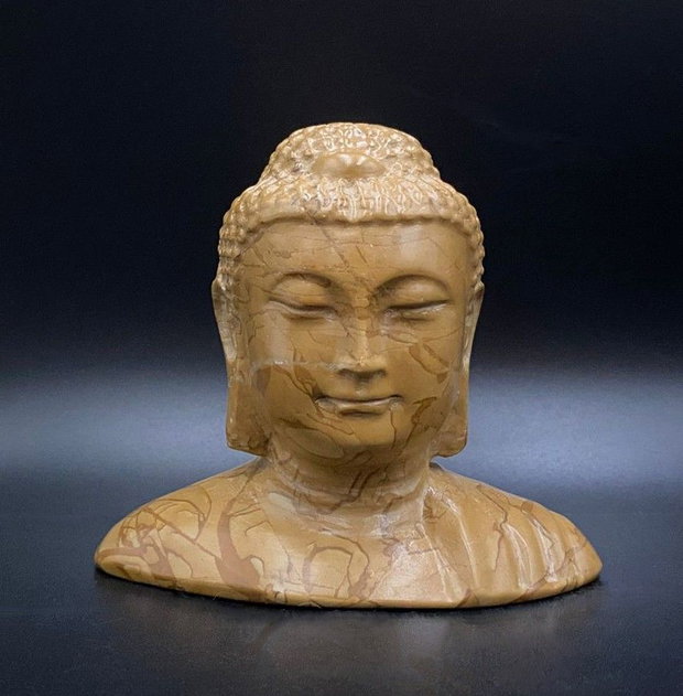 Jasp Peisaj Woodgrain - Sculptura Buddha