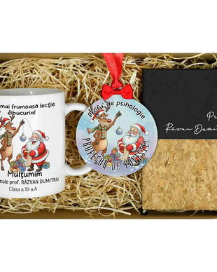 Set cadou personalizat profesor psihologie