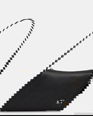 Coach poseta de piele Lola culoarea maro, CCC45