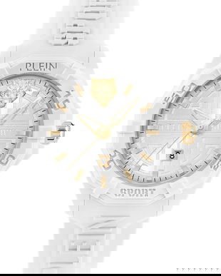 PLEIN SPORT ceas culoarea alb, PSQGA0225