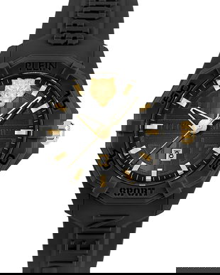 PLEIN SPORT ceas culoarea negru, PSQGA0125