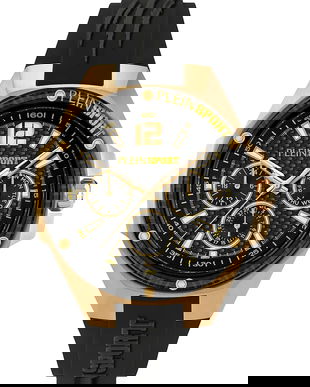 PLEIN SPORT ceas culoarea negru, PSLGA0325