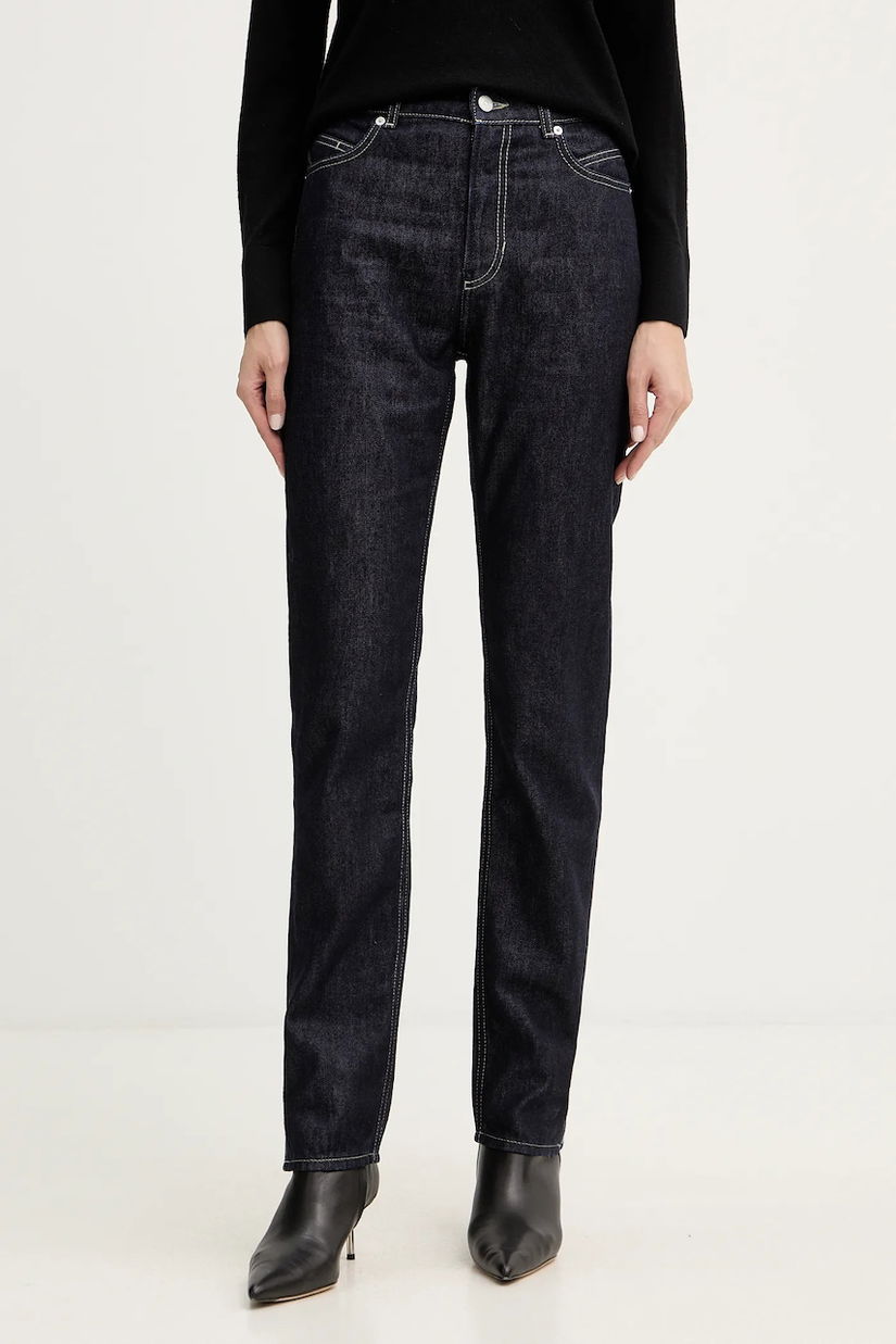 BOSS Orange jeansi culoarea albastru marin, 50552466