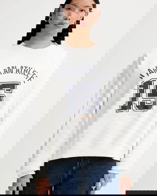 Marc O'Polo hanorac de bumbac culoarea bej, cu imprimeu, 5000007532