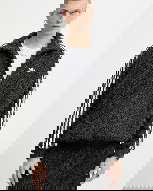 adidas Originals bluza Boucle culoarea gri, melanj, KS5275