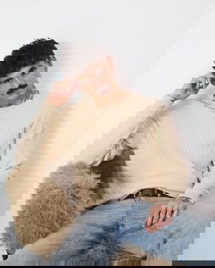 Medicine pulover culoarea bej