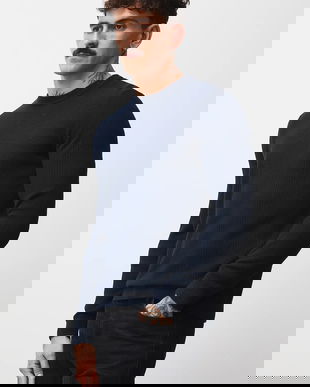 Medicine pulover culoarea albastru marin, light