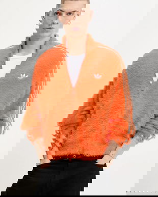 adidas Originals bluza culoarea portocaliu, cu imprimeu, KR5144