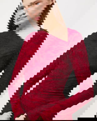 Medicine rochie culoarea rosu, mini, mulata