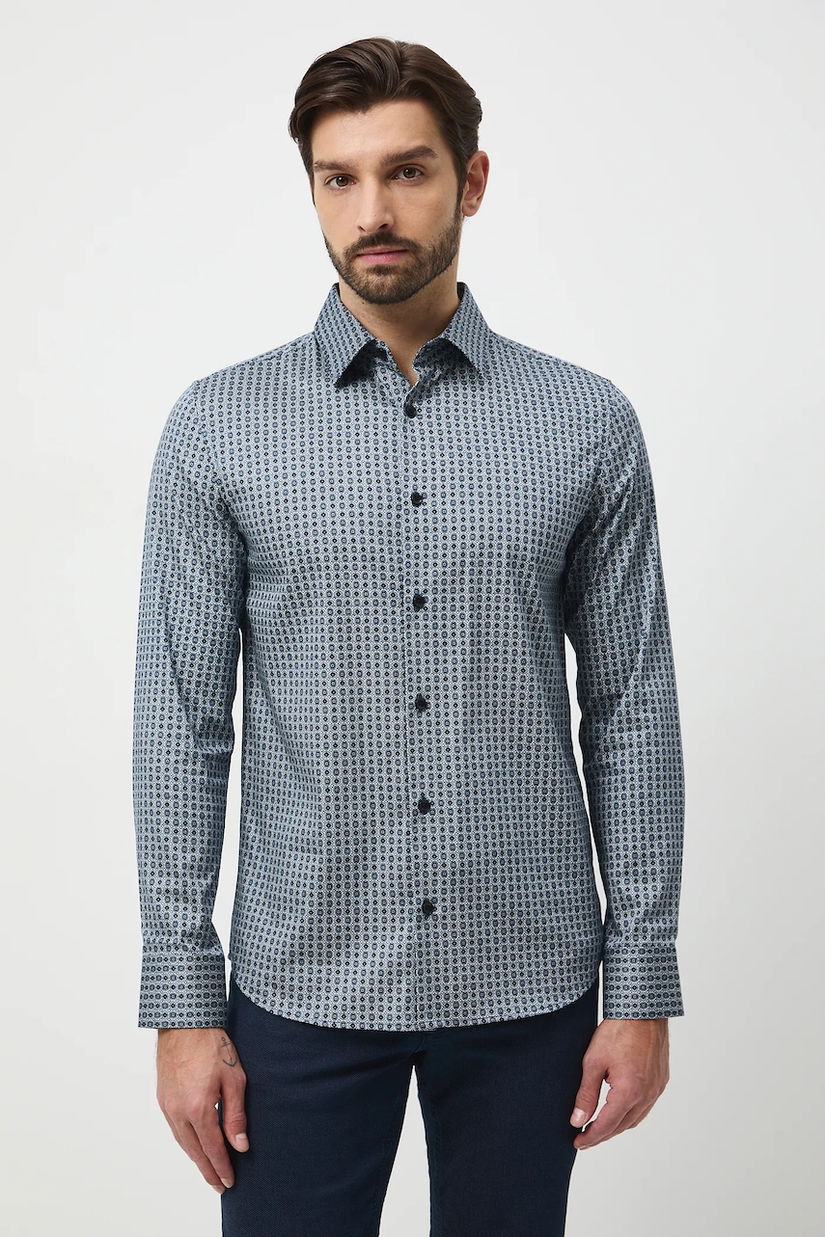 Medicine camasa cu guler clasic, slim