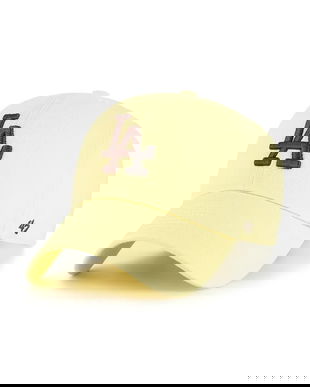 47 brand șapcă de baseball din bumbac MLB Los Angeles Dodgers culoarea galben, B-NLRGW12GWS-H6A
