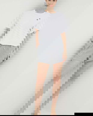 Dkny pijama femei, culoarea gri