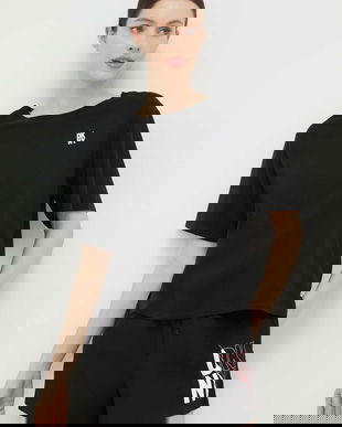 Dkny pijama femei, culoarea negru