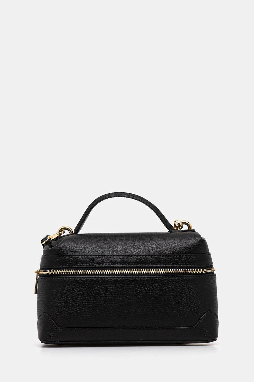 Answear.LAB poseta de piele culoarea negru