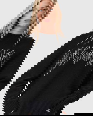 AllSaints pulover din amestec de lână culoarea negru, W071KD