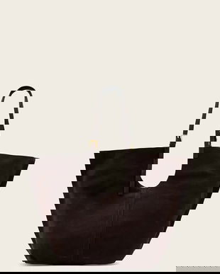 AllSaints geantă de piele întoarsă ARA culoarea maro, W338XC