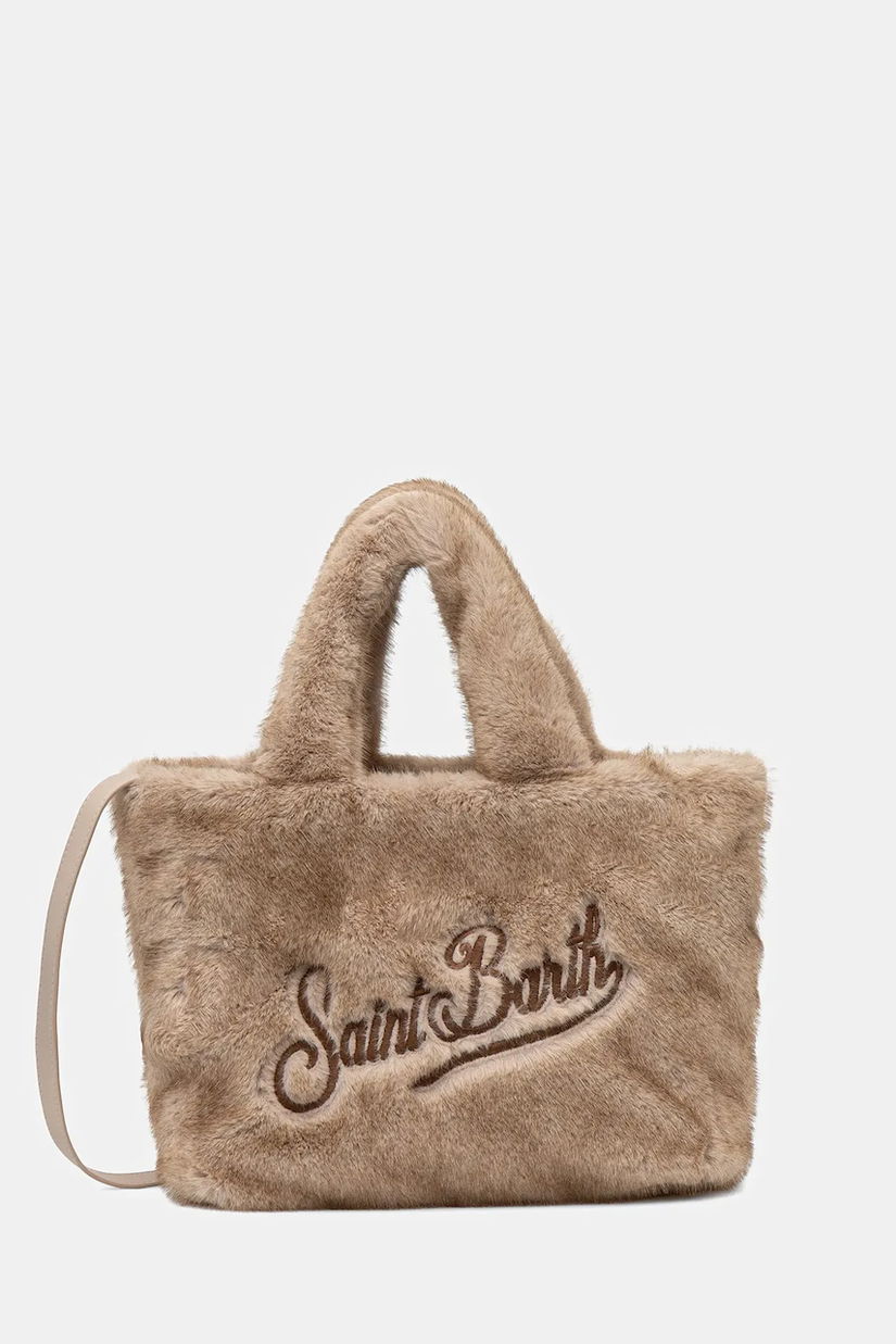 MC2 Saint Barth geantă culoarea bej, COL0033