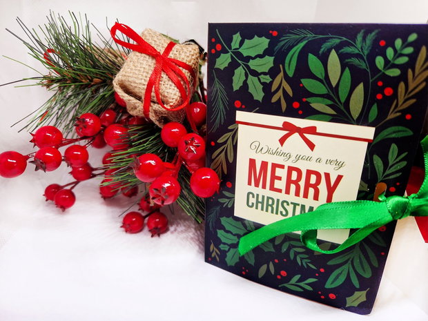 Christmas Gift Box: Calut din praf ceramic+ Colier din argint "Fulg de nea"