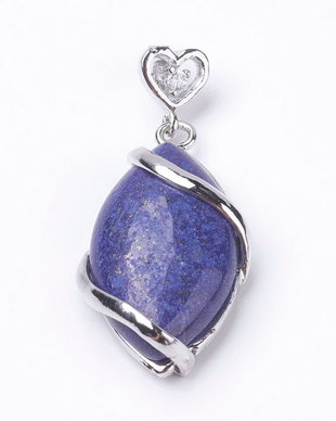 Pandantiv lapis lazuli oval