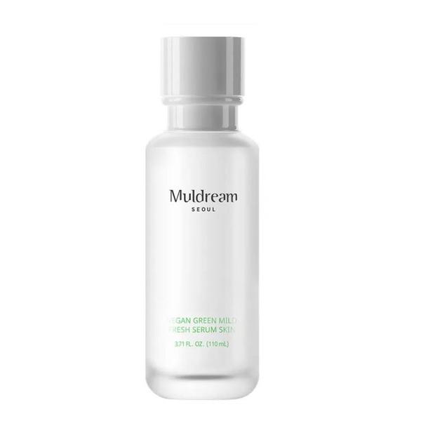 Ser de Fata Vegan pentru Ten Proaspat - Muldream Vegan Green Mild Fresh Serum Skin, 110 ml