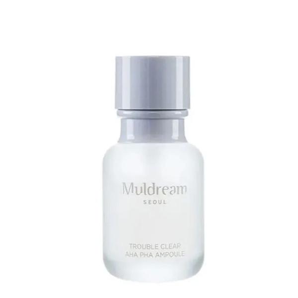 Ser de Fata Vegan, cu AHA si PHA pentru Curatarea Porilor - Muldream Trouble Clear AHA PHA Ampoule, 55 ml