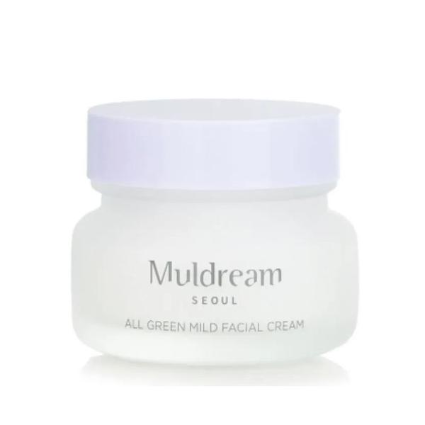 Crema de Fata Vegana, Calmanta si Hidratanta - Muldream All Green Mild Facial Cream, 60 ml