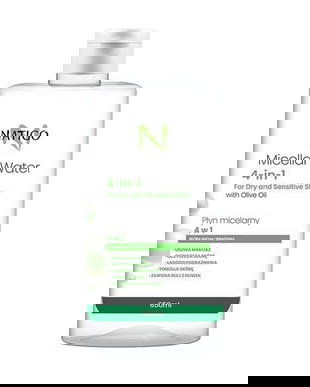 Apa micelara pentru ten uscat și sensibil cu ulei de măsline, 650ml