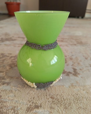 Vaza decorata handmade