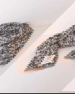 women'secret fular culoarea maro, cu imprimeu, 5152871