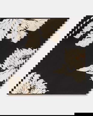 Sisley eșarfă culoarea negru, cu imprimeu, 6TUUW51TF