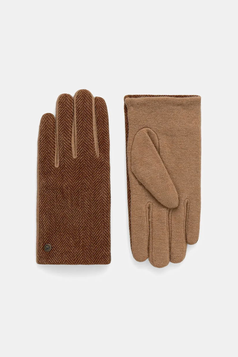 United Colors of Benetton manusi culoarea bej, 6YGSDG00D