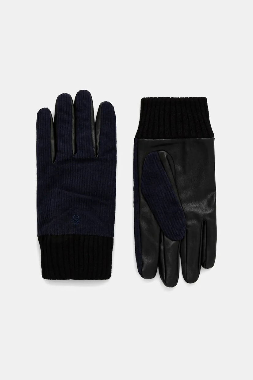 United Colors of Benetton manusi culoarea bleumarin, 60N6UG005