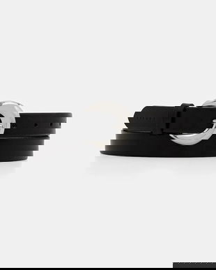 Sisley curea de piele culoarea negru, 64EEWL034