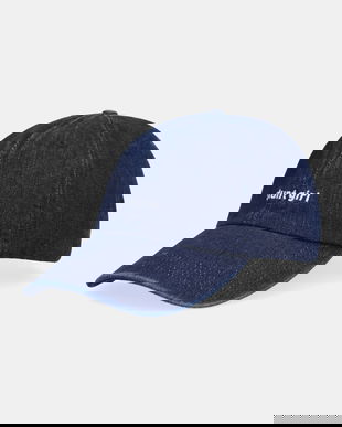 Sisley pălărie din denim culoarea bleumarin, 63KBWA016