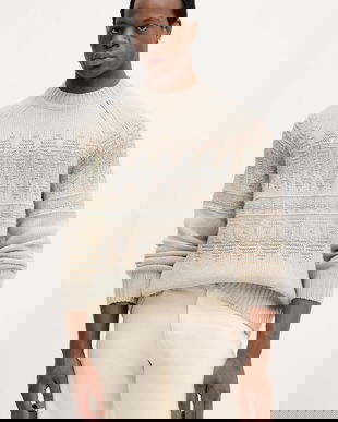 BOSS Orange pulover din amestec de lână culoarea bej, 50548686