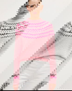 MC2 Saint Barth pulover din amestec de lână și alpaca culoarea roz, QUE0031