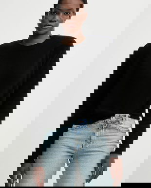 La Mania pulover de lână ELLA culoarea negru, light, ELLA