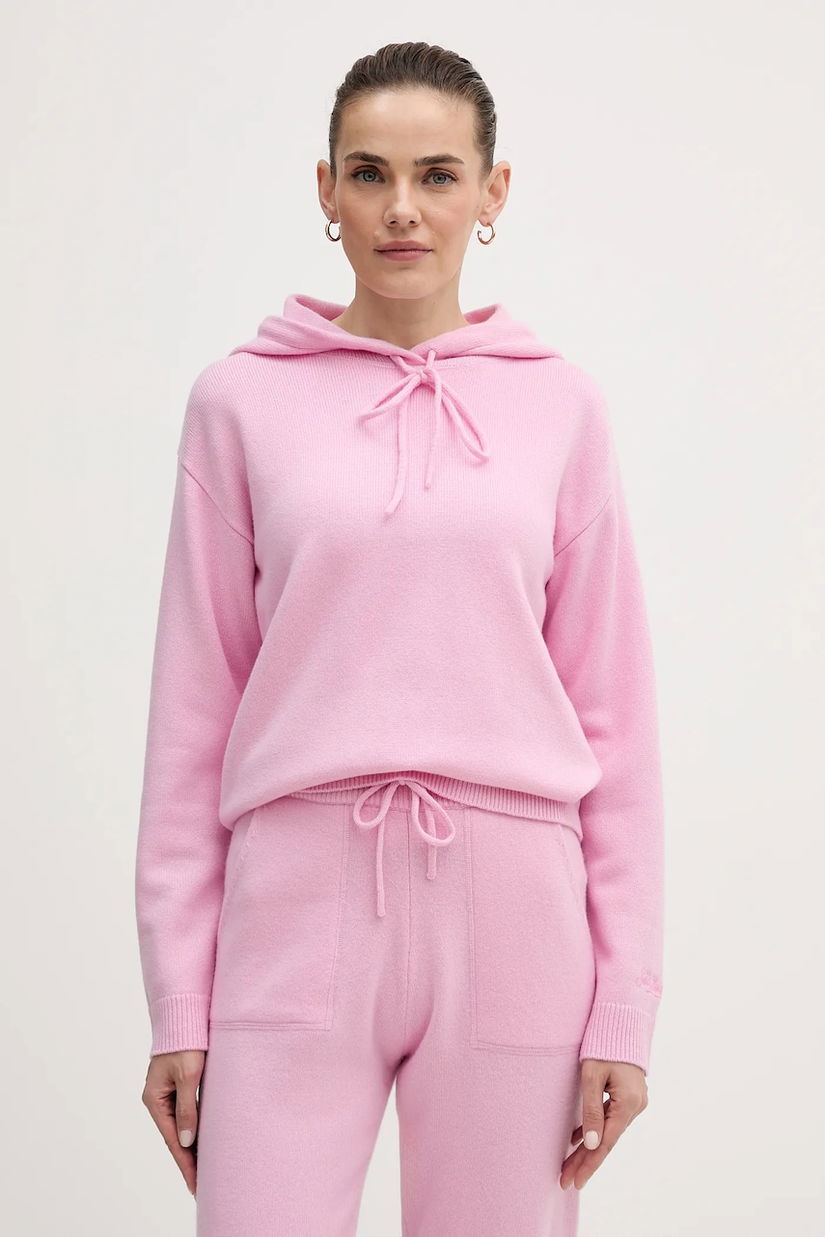 MC2 Saint Barth pulover de lână culoarea roz, ELD004