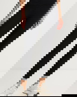 Dkny colanti culoarea negru, uni, DP5P1883