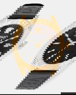 Versace ceas culoarea negru, VEKHA0225