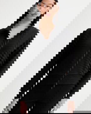 G-Star bluză culoarea negru, uni, D27272-D705