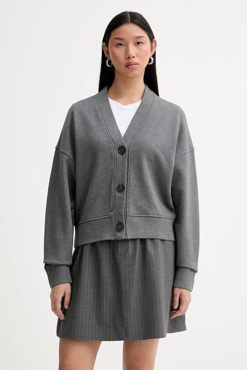 Marc O'Polo cardigan din bumbac culoarea gri, 600407357025