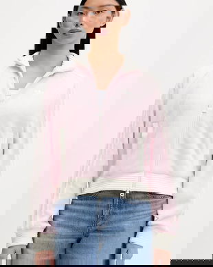 adidas Originals bluză Velour culoarea roz, cu model, KS7780