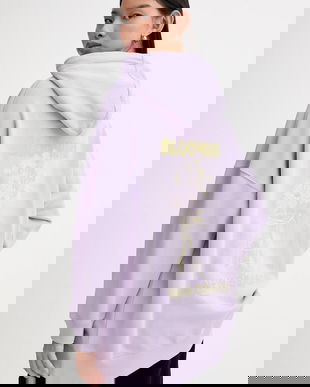 Marc O'Polo hanorac de bumbac culoarea violet, cu glugă, uni, 5000009351