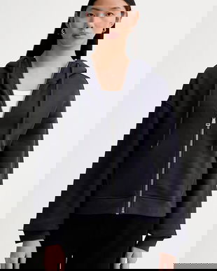 Marc O'Polo hanorac de bumbac culoarea bleumarin, cu glugă, uni, 5000007531